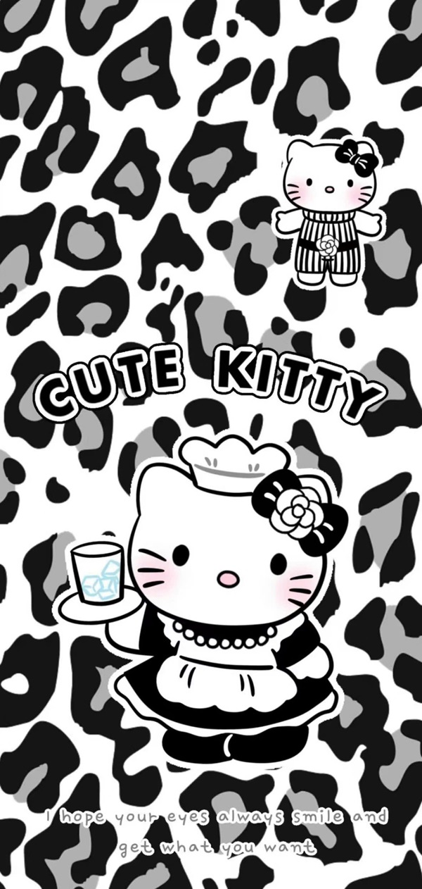 Hình nền điện thoại hello kitty​ 8