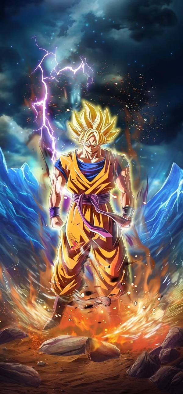 hình nền goku super saiyan cấp 1