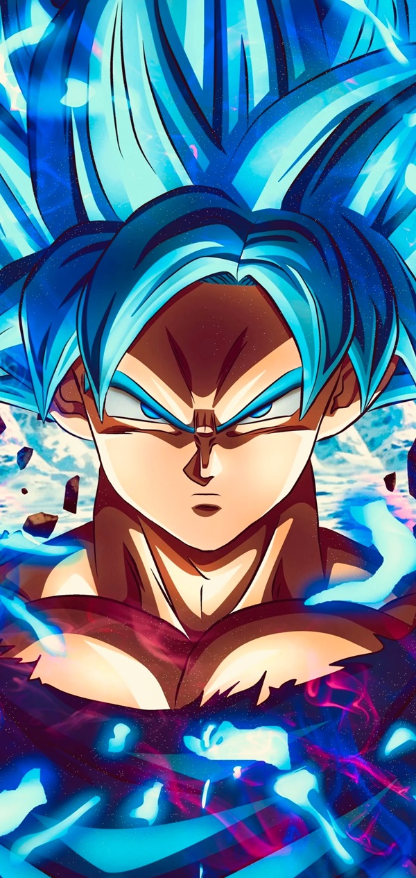 hình nền goku blue