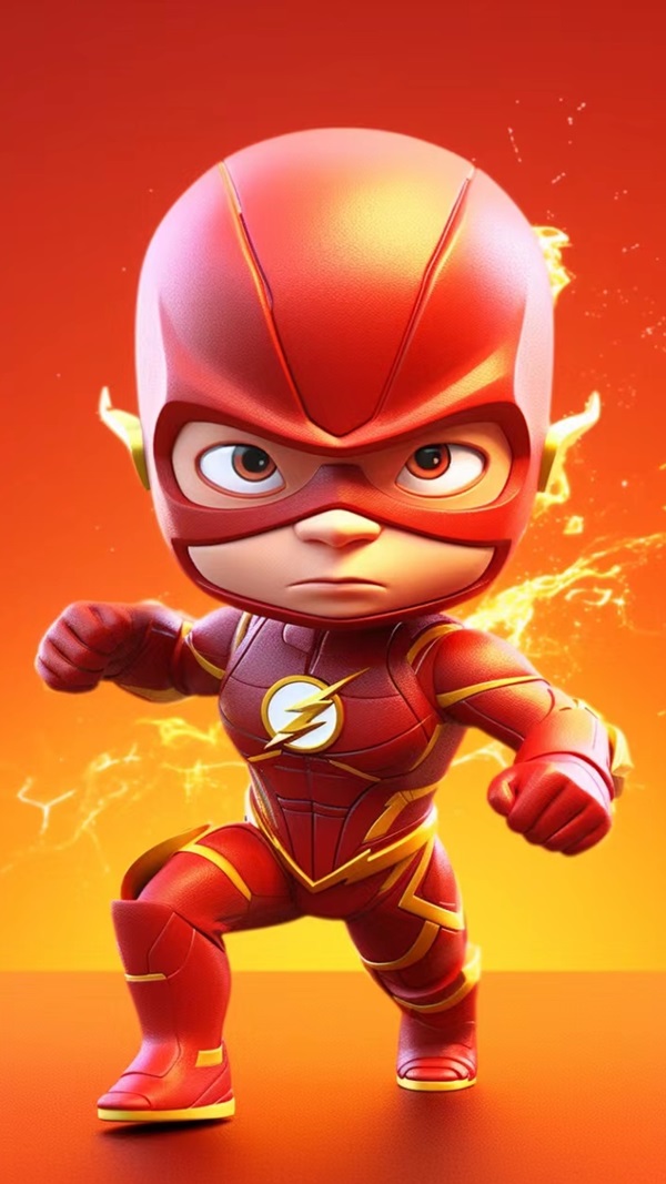 Hình nền The Flash chibi 1