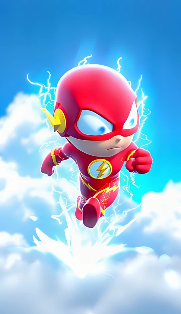 Hình nền The Flash chibi 12