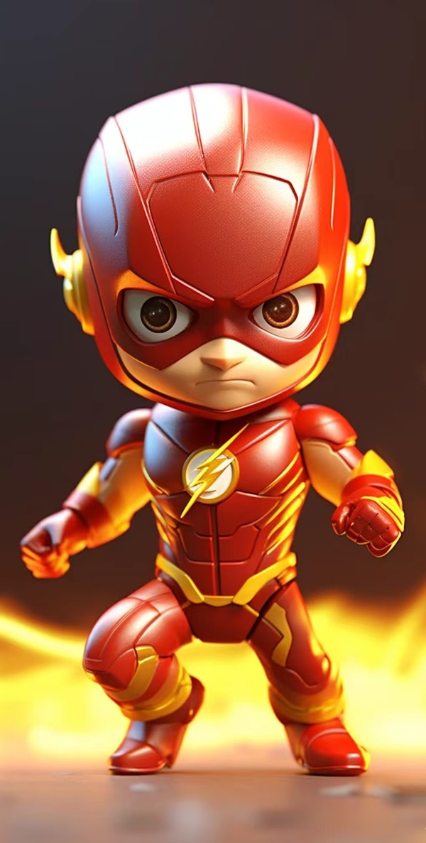 Hình nền The Flash chibi 2