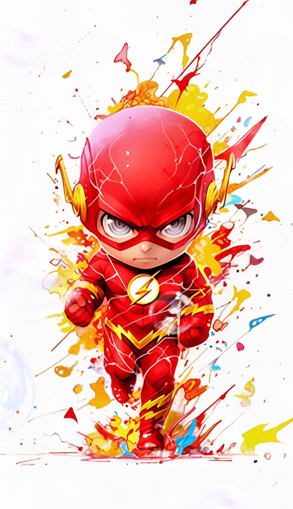 Hình nền The Flash chibi 3