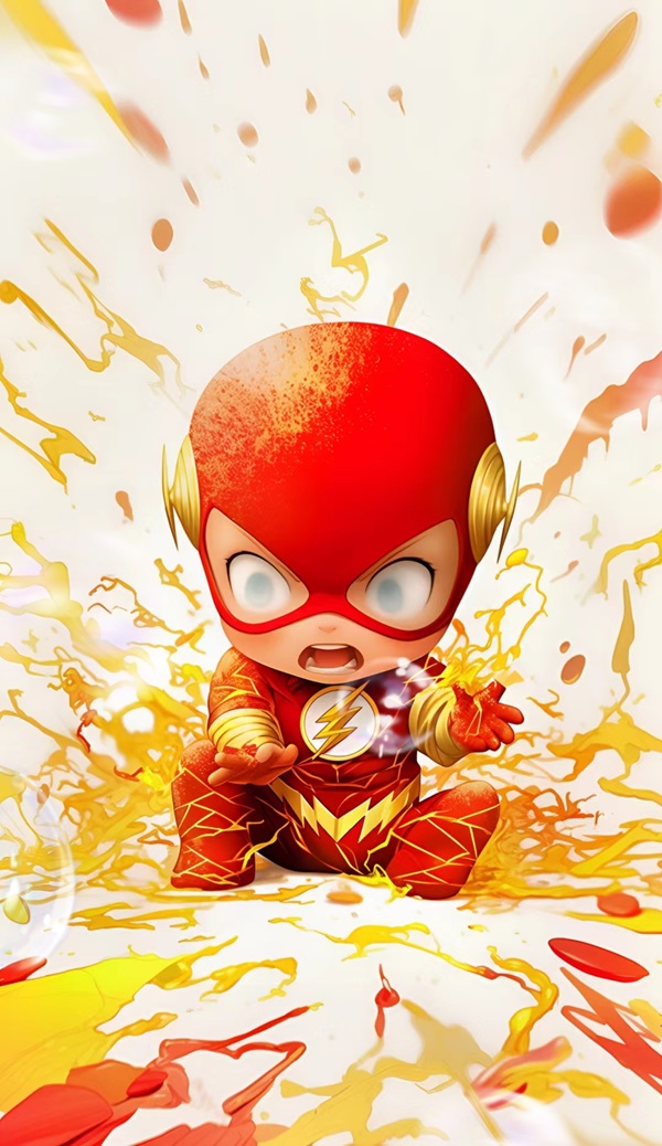 Hình nền The Flash chibi 6