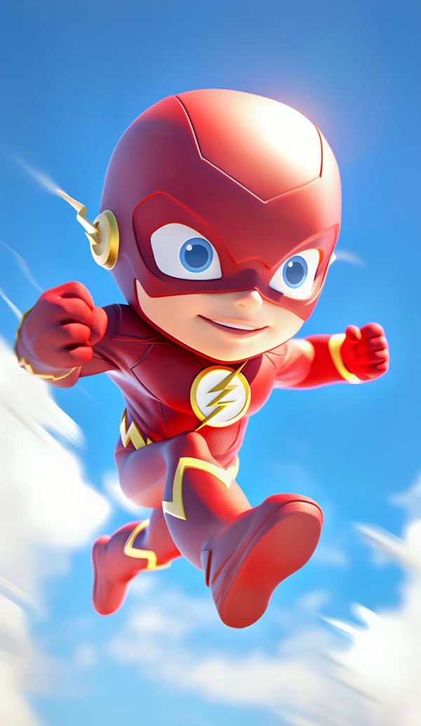 Hình nền The Flash chibi 8